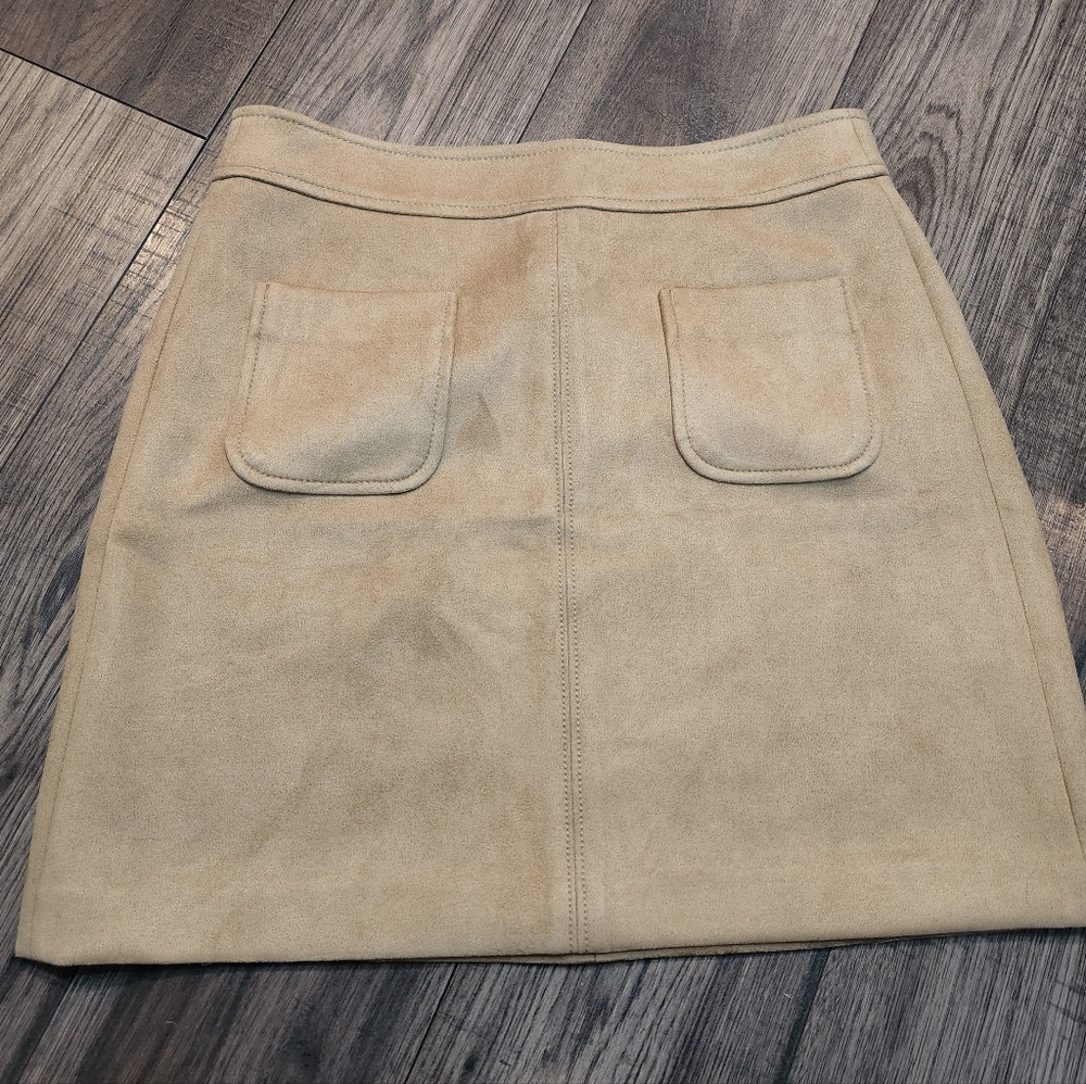 Loft tan skirt
